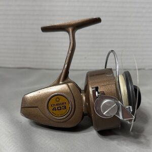 Vintage Daiwa 403 Fishing Spinning Reel Mark Of Precision Made in Korea Untested